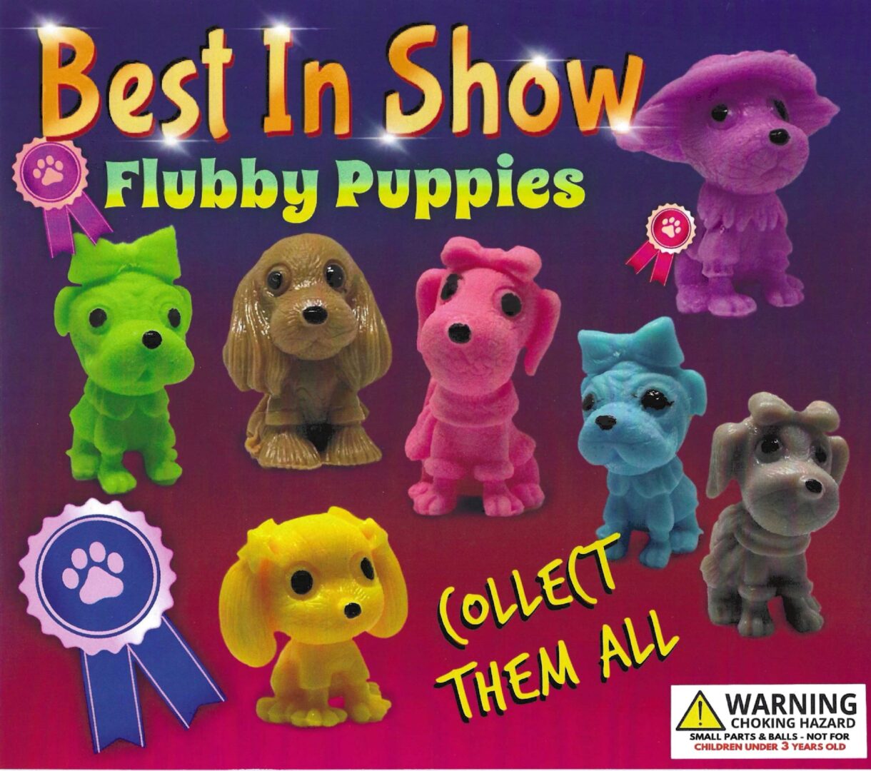 2" Best In Show / Flubby Puppies in Toy Capsules