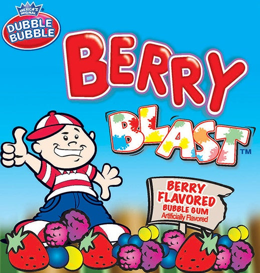 Dubble Bubble Berry Blast 1" Gumballs