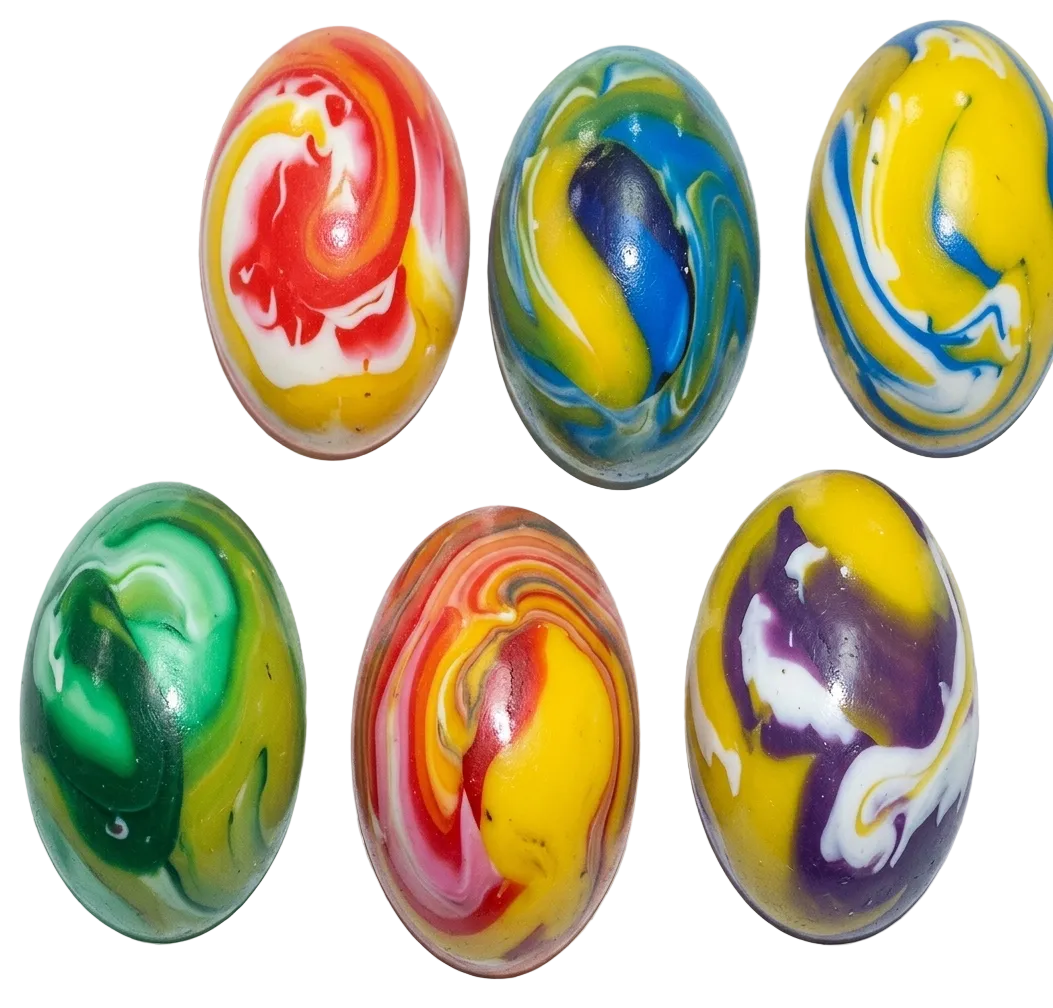 45mm (1.77") Marbled Cloudy Storm Bouncy Ball