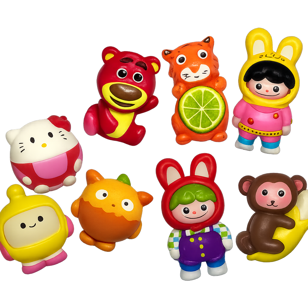 Slow Rising Foam Assorted Toys