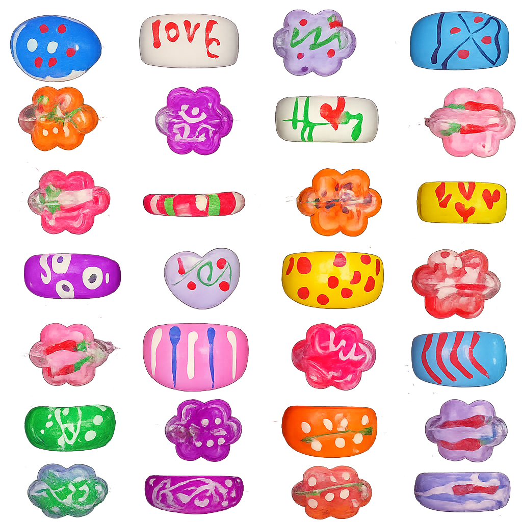 Acrylic Resin Rings