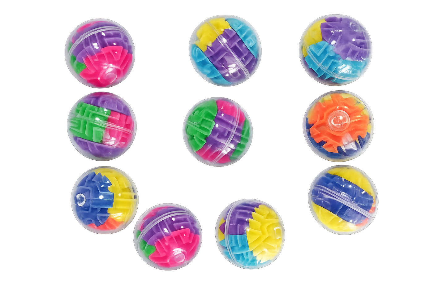 2" Assorted Maze Balls