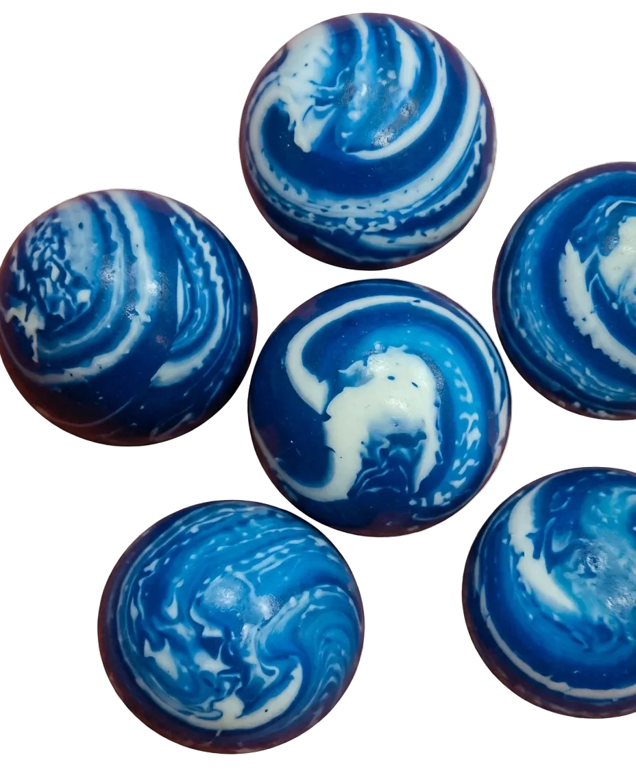32mm (1.06") Blue Ocean Bouncy Balls