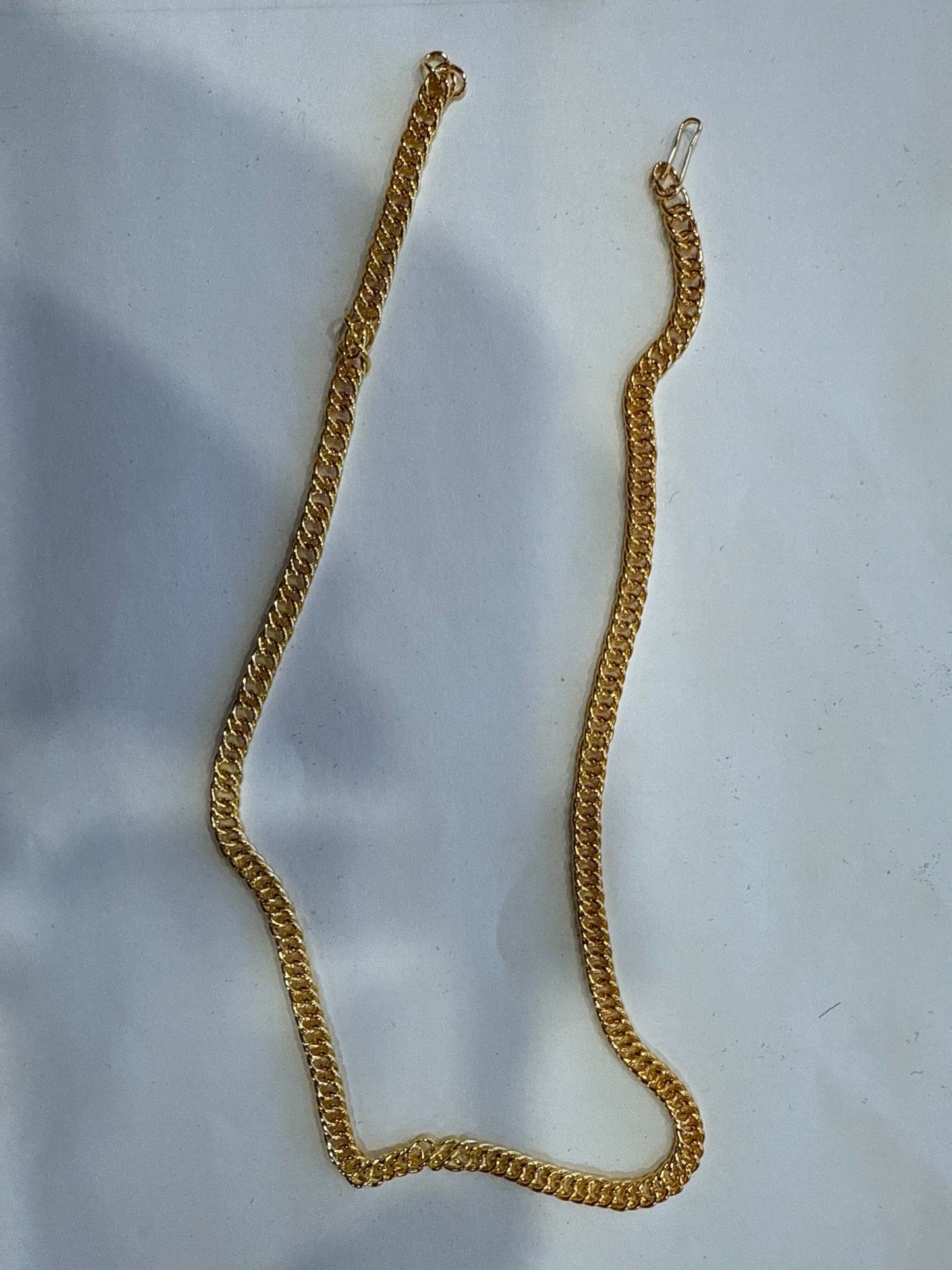 17" Bulk Gold Chain Necklace - Traditional Hoop Style