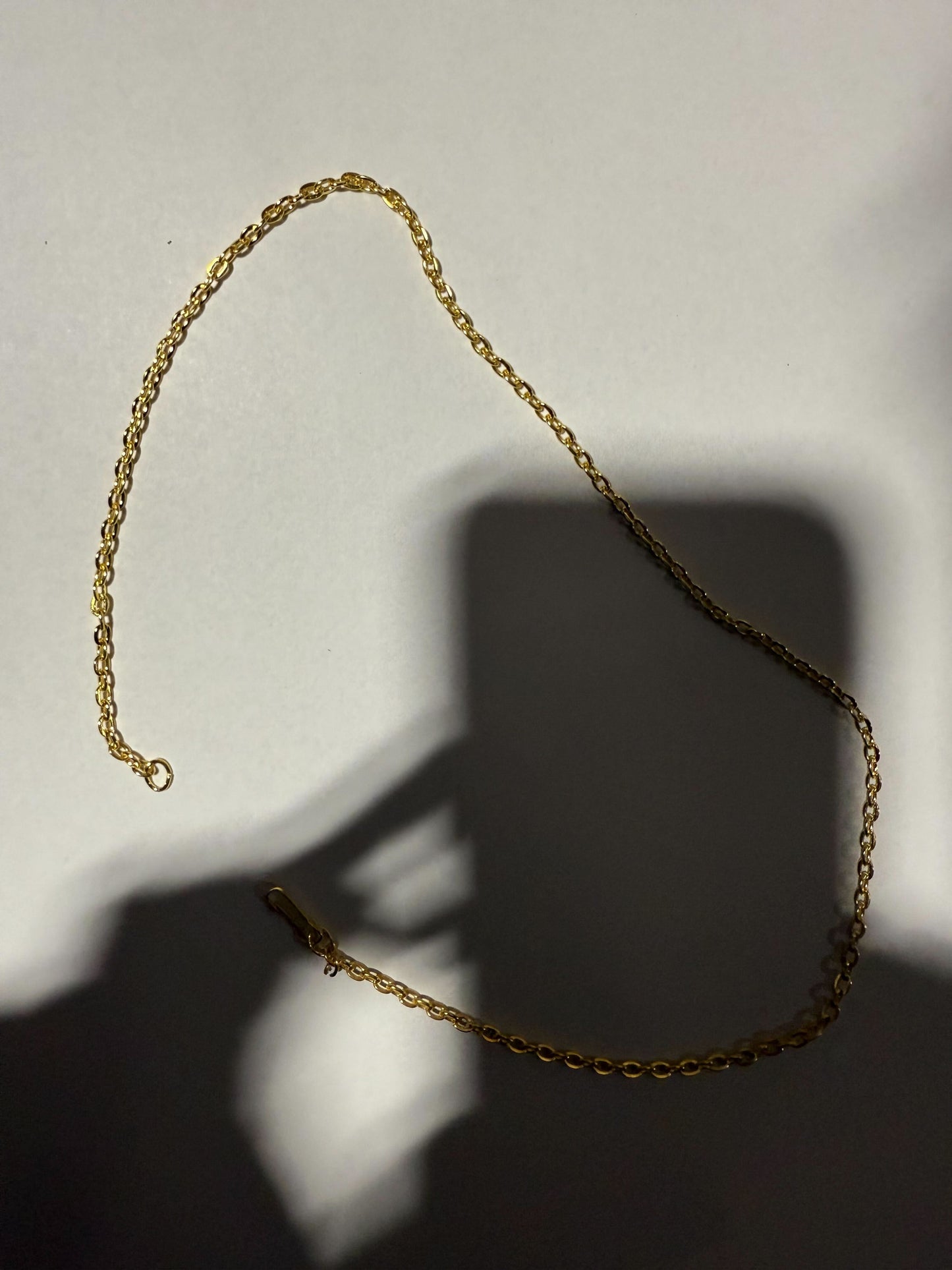 16" Gold Chain Necklace - Traditional Style