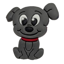 1" Bulk Puppy Dog Ring Toys