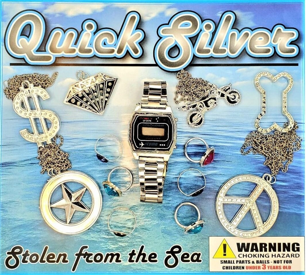 2" Quick Silver Jewelry In Toy Capsules