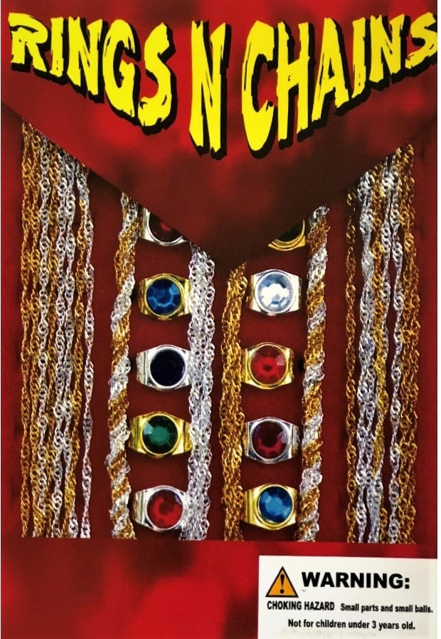 1" Rings N Chains in Toy Capsules