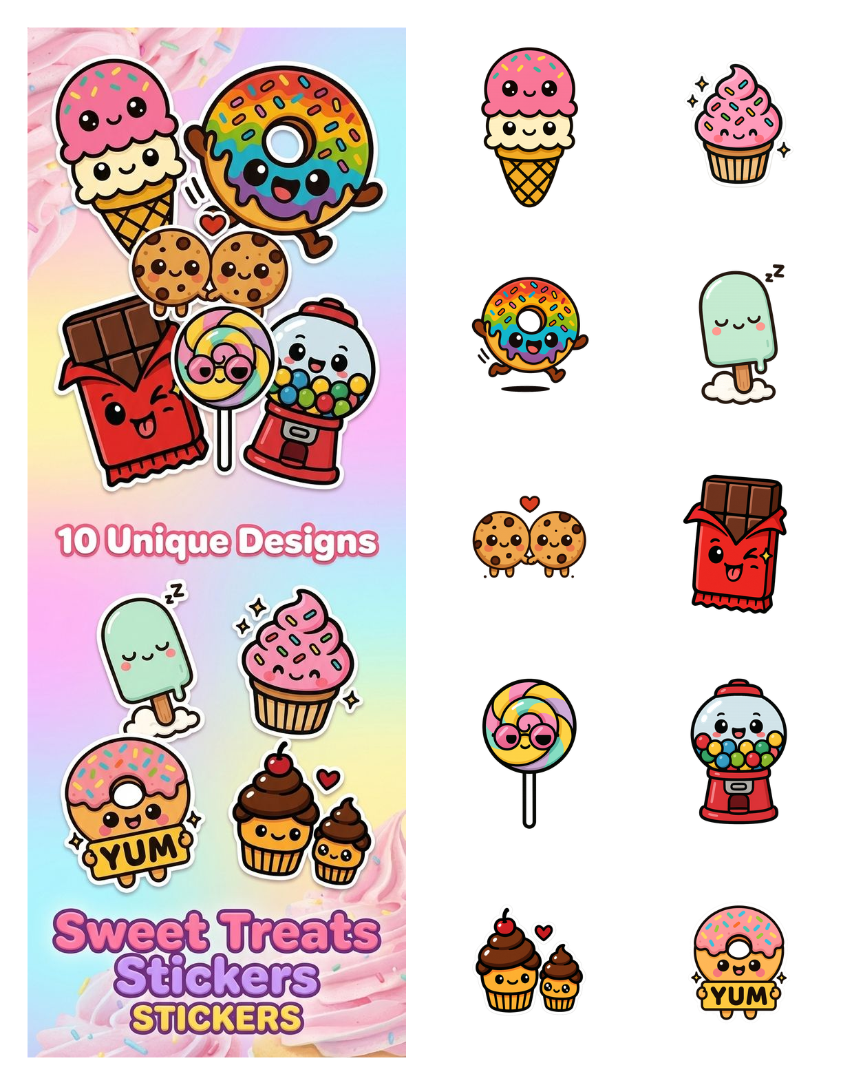 Sweet Treats Stickers