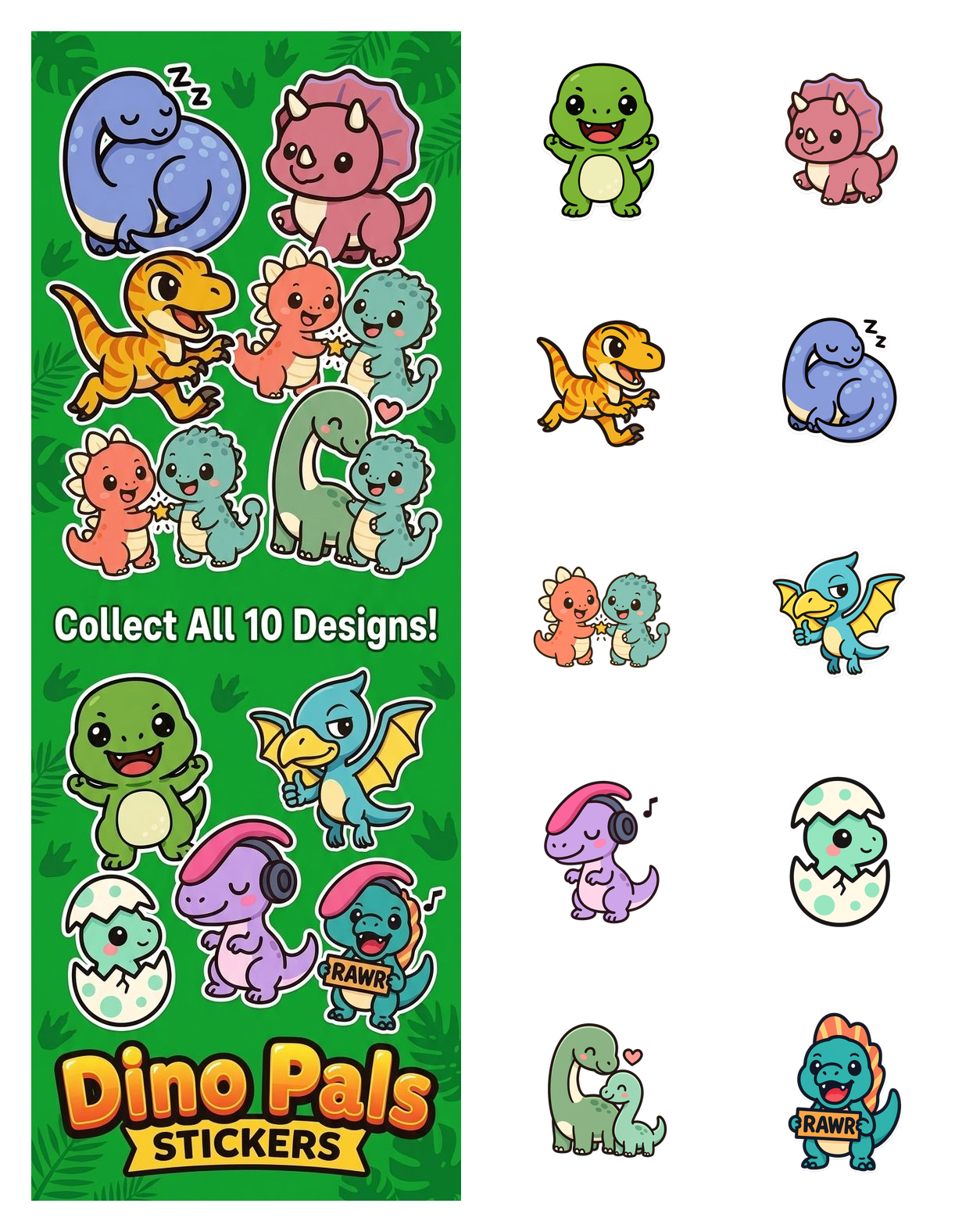 Dino Pals Stickers
