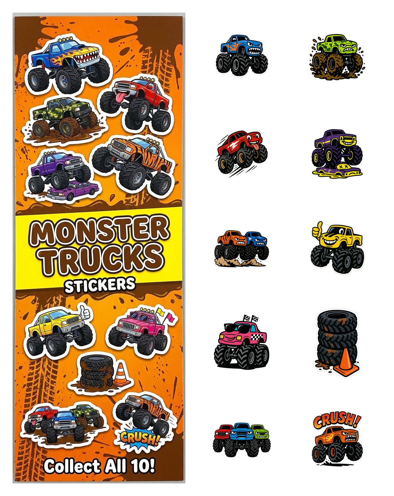 Monster Trucks Stickers
