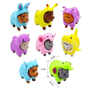 2" Dog Dress Up Toys