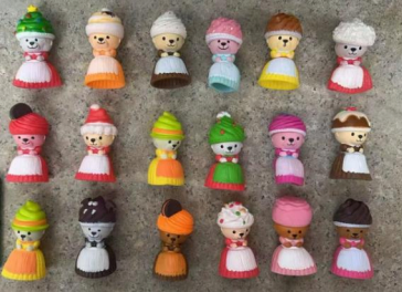 2" Cupcake Princess Toys