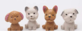 2" Plastic Dogs