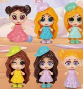 2" Dress Up Girl Assembly Toys