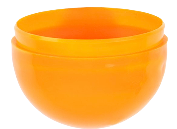 Large Plastic Orange Easter Eggs