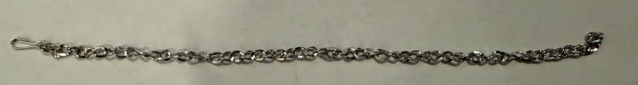 Silver Chain Toy Bracelet - 7"