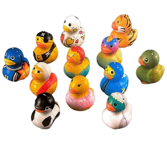 2" Slow Rise Rubber Ducks Mix – Float Mix