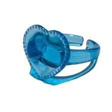 Colorful Clear Plastic Rings