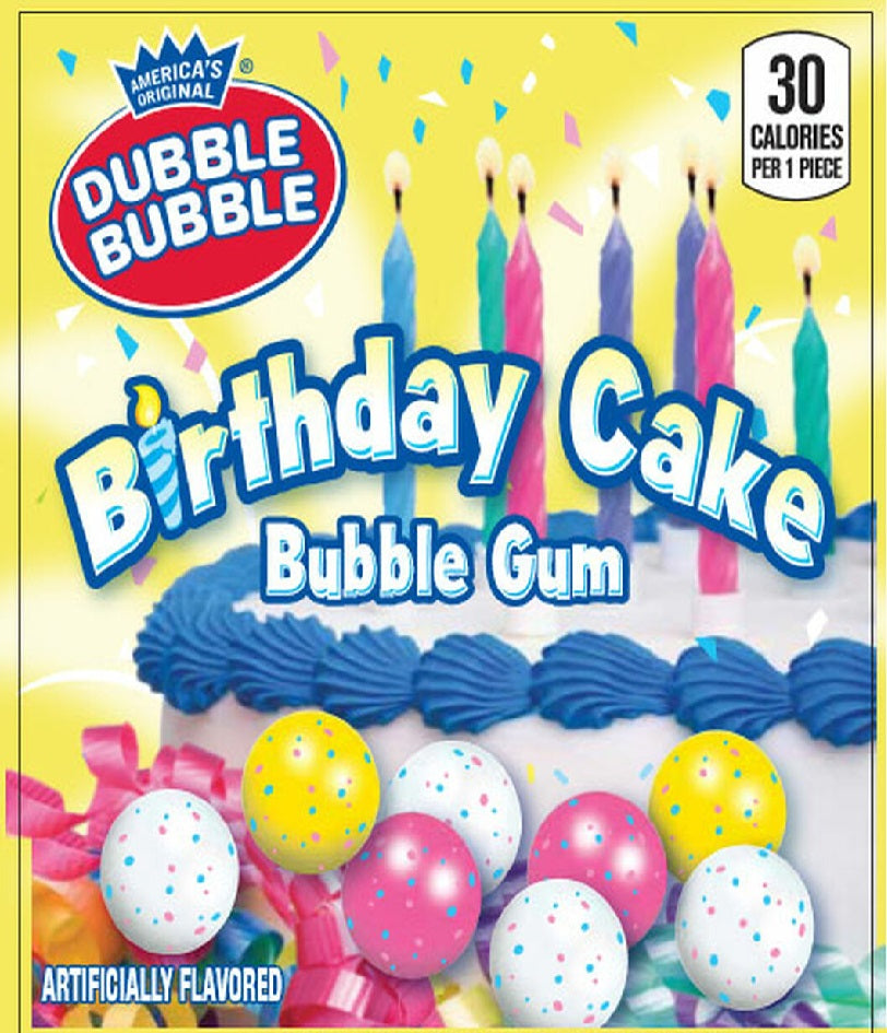 Dubble Bubble 1" Birthday Cake Gumballs