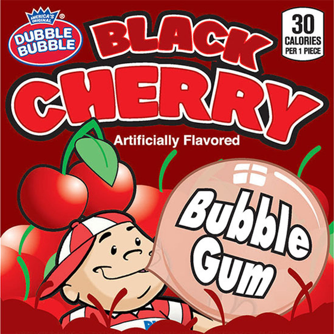 Dubble Bubble 1" Black Cherry Gumballs Wholesale