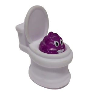 Colorful Squeeze Peek-A-Pooh Toilet Poop Toys