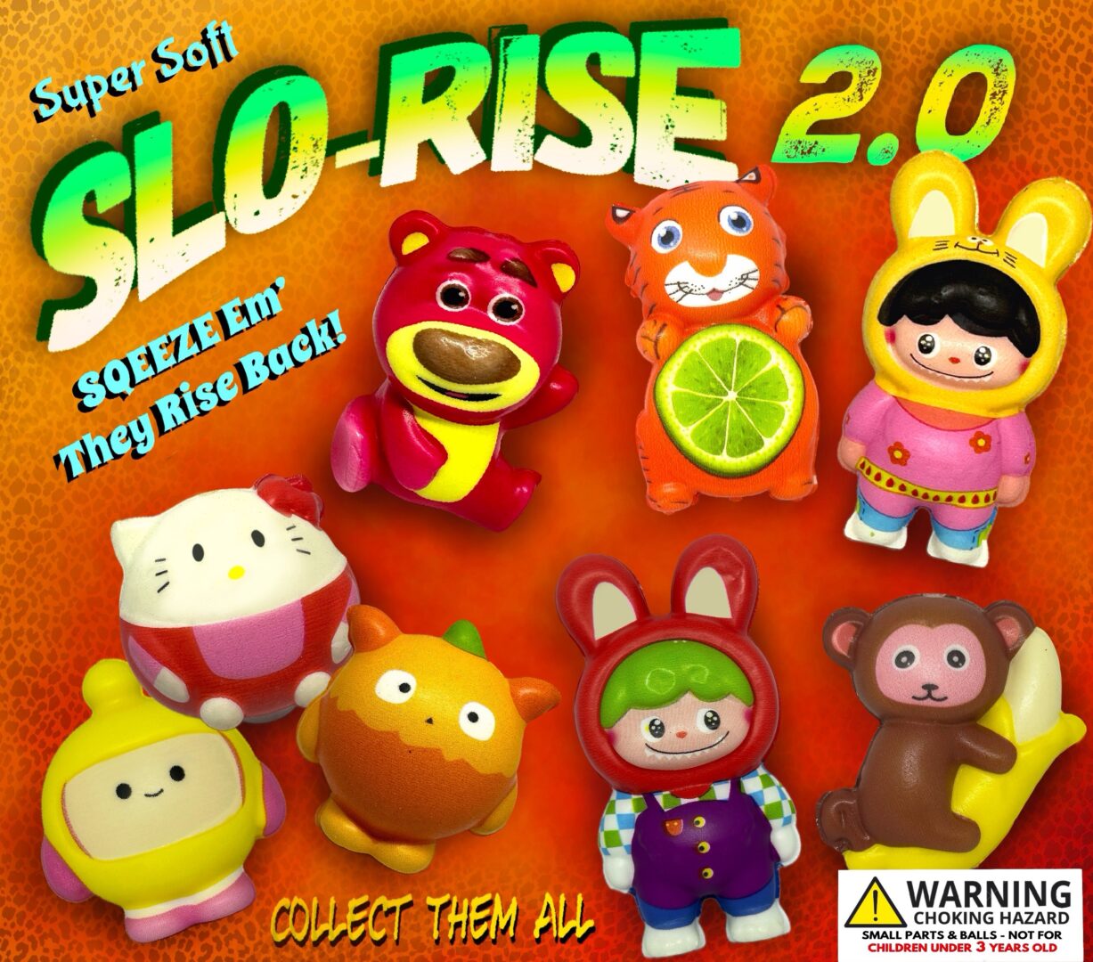 2" Slo-Rise In Toy Capsules