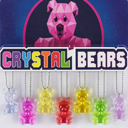 2" Crystal Bears in Toy Capsules