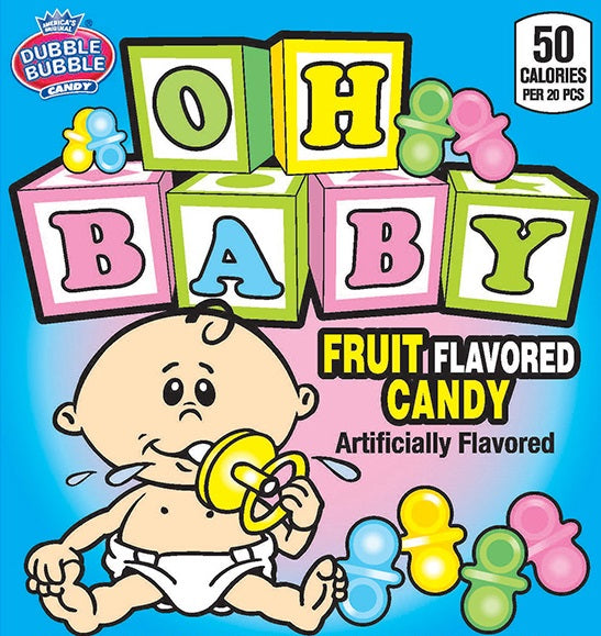 Bulk Oh Baby Uncoated Pacifier Candy Wholesale