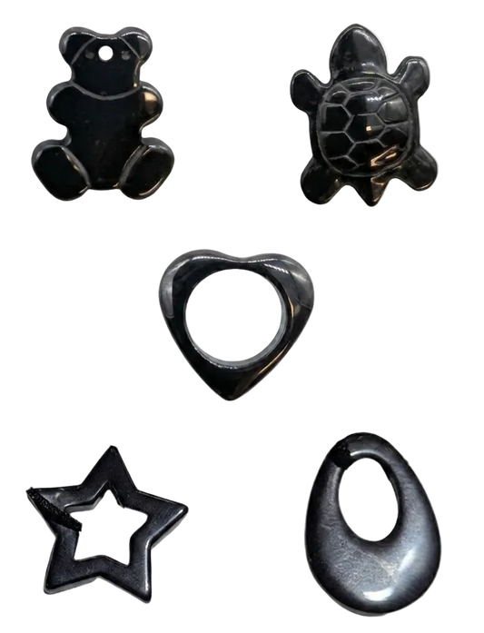 1" Stone Hematite Necklace Jewelry