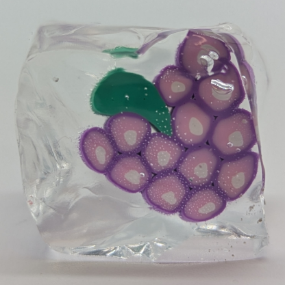 1" Mini Squishy Ice Flubby Cube With Fruit