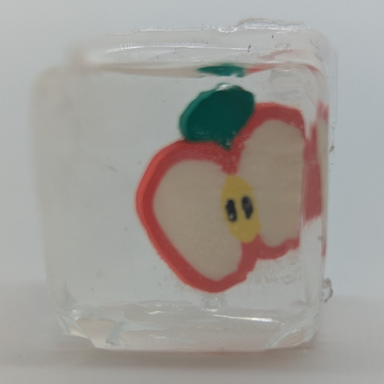 1" Mini Squishy Ice Flubby Cube With Fruit