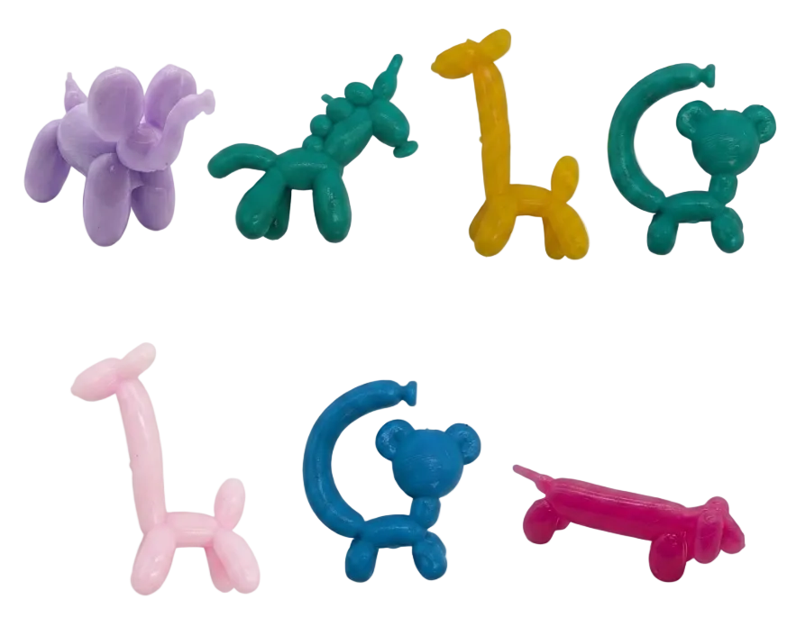 2" Stretch Balloon Dogs