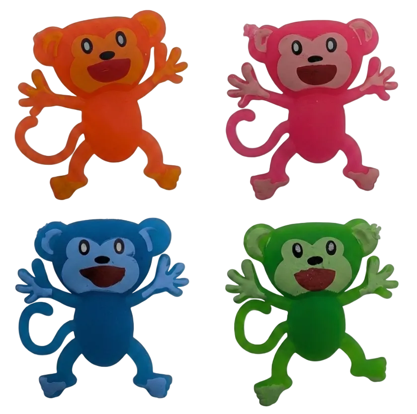 2" Stretch Monkey Toys