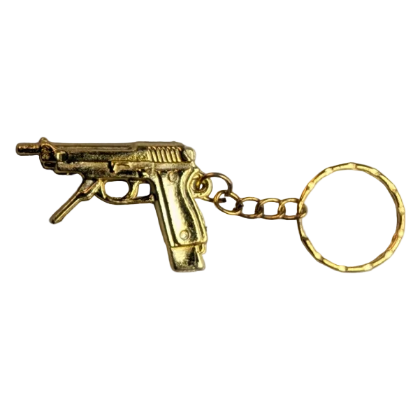 1" Mini Gold Metallic Toy Gun Mix