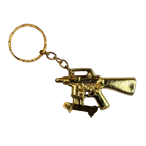 1" Mini Gold Metallic Toy Gun Mix