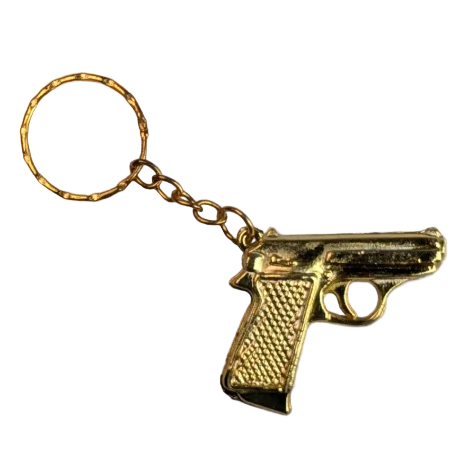 1" Mini Gold Metallic Toy Gun Mix