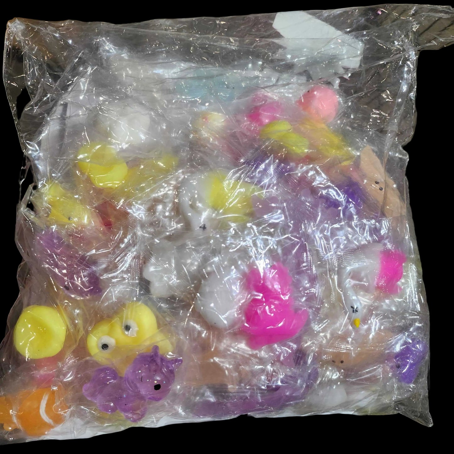 2" Assorted Flubby Animal Mix in Sold Colors