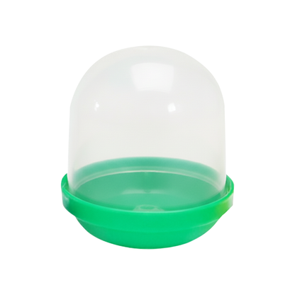 1.1" Empty Green Acorn Toy Capsules