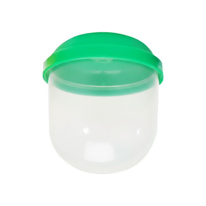 1.1" Empty Green Acorn Toy Capsules