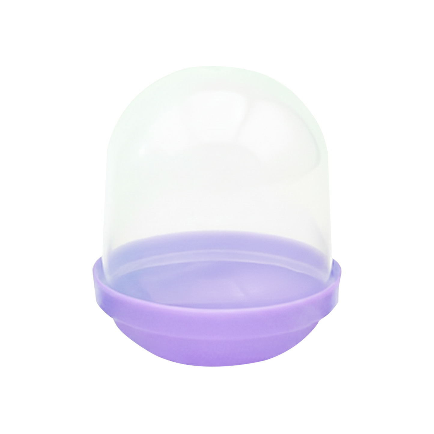 1.1" Empty Purple Acorn Toy Capsules