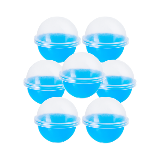 2.2" Empty Blue Round Toy Capsules
