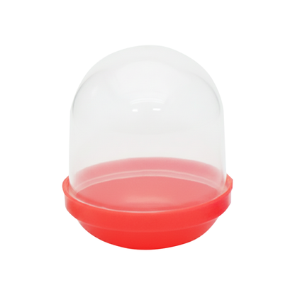 1.1" Empty Red Acorn Toy Capsules
