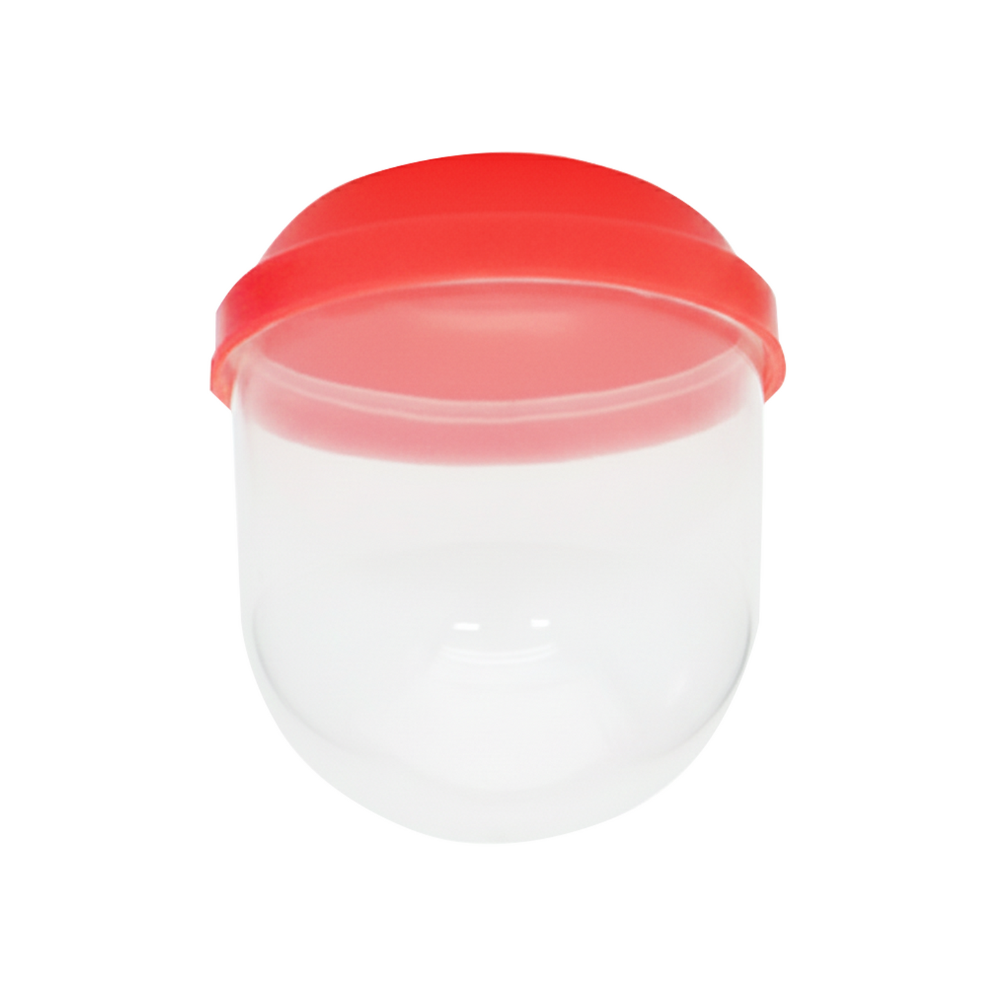1.1" Empty Red Acorn Toy Capsules