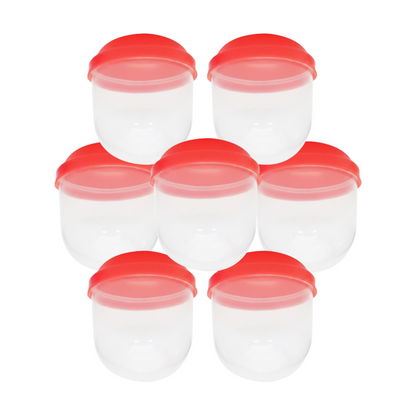 2" Empty Red Acorn Toy Capsules