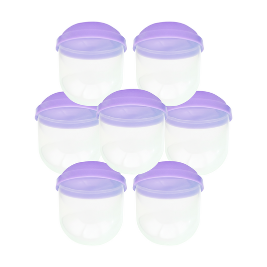 2" Empty Purple Acorn Toy Capsules