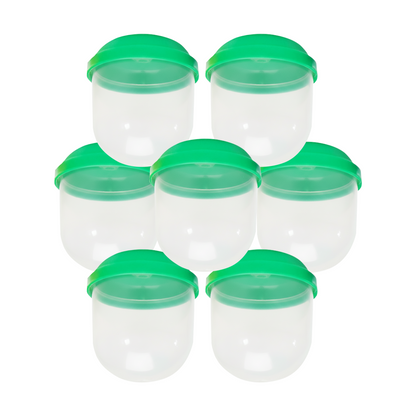 2" Empty Green Acorn Toy Capsules