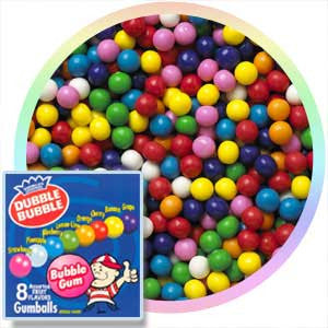 Dubble Bubble .50" Assorted Gumballs
