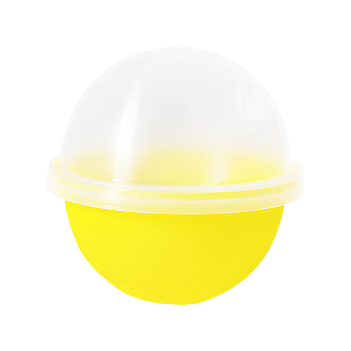 2.2" Empty Yellow Round Toy Capsules