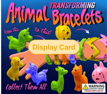 Display Card - 2" Transformer Bracelets